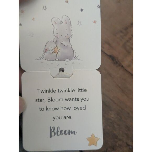 Bunnies by the Bay "Bloom Silly Buddy" Plush Rattle, NWT - Picture 4 of 5